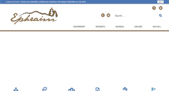 Desktop Screenshot of ephraimcity.org